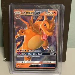 Pokemon TCG Hidden Fates Charizard GX SM211 Black Star Promo Full Art - Image 1
