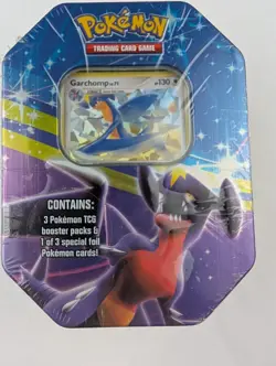 POKÉMON VINTAGE Battle Skies Tin Garchomp Lv. 71 New-Some Damage to the seal - Image 1