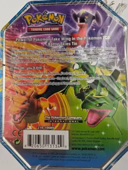 POKÉMON VINTAGE Battle Skies Tin Garchomp Lv. 71 New-Some Damage to the seal - Image 3