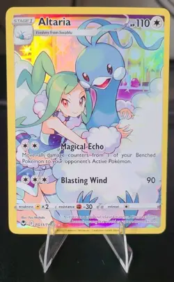 Altaria Pokemon • Ultra Rare • TG11/TG30 Silver Tempest Trainer Gallery NM - Image 1