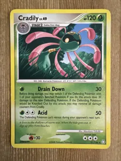 Pokémon TCG Cradily Legends Awakened 21/146 Regular Rare HP/DMG - Image 3