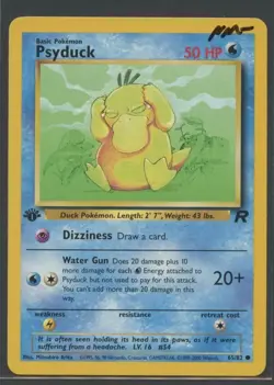 Psyduck 1. Edition | Team Rocket 65/82 | Pokemon Card English NM-Enton - Image 2