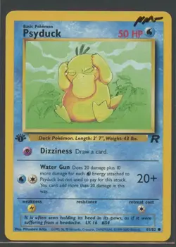 Psyduck 1. Edition | Team Rocket 65/82 | Pokemon Card English NM-Enton - Image 7