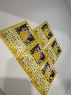 Pokemon 58/102 Pikachu Yellow Cheeks Card  Lot of 5 - Image 10