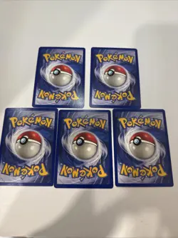 Pokemon 58/102 Pikachu Yellow Cheeks Card  Lot of 5 - Image 2