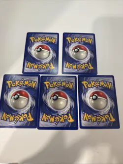 Pokemon 58/102 Pikachu Yellow Cheeks Card  Lot of 5 - Image 7