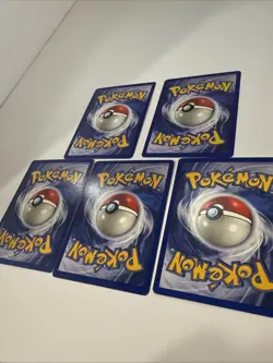 Pokemon 58/102 Pikachu Yellow Cheeks Card  Lot of 5 - Image 8