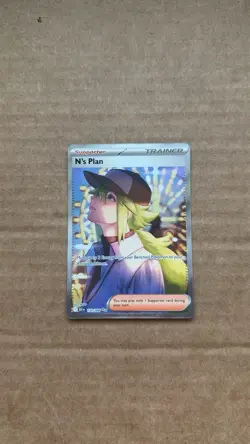 N's Plan SAR 170/ 086 SV11B Black Bolt English Pokemon TCG  2025 NM Condition - Image 1