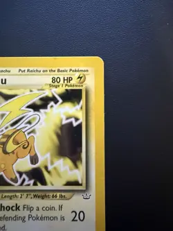 Raichu 21/64 Rare Neo Revelation Set Pokemon Card WOTC Vintage TCG - MP - Image 3