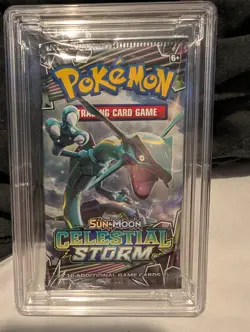 Pokemon Celestial Storm Booster Pack Factory Sealed - Rauquaza Artwork - 2018 - Image 1