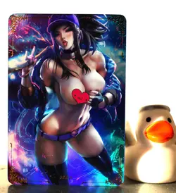 ACG Hentai Sexy Card - K/DA Akali (Blue) - League of Legends @-@ sexy waifu - Image 4