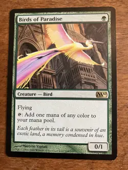 BIRDS OF PARADISE, MAGIC THE GATHERING M10 NEAR MINT MTG NM - Image 1
