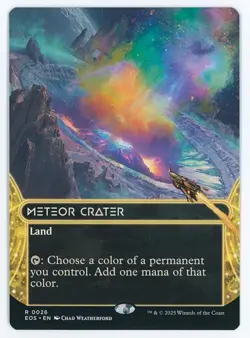 Meteor Crater Borderless #0026  MTG Edge of Eternities Magic The Gathering - Image 1