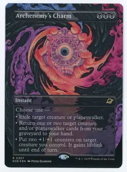 Archenemy's Charm (Borderless) #0307 Foil MTG Edge of Eternities Magic - Image 1