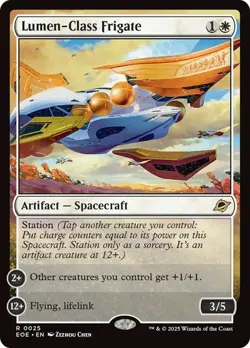 Lumen-Class Frigate - Edge of Eternities EOE - 0025 - MTG Magic - Image 1