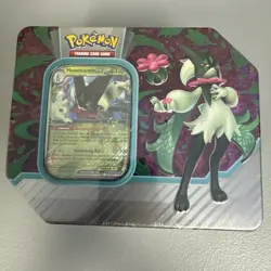 Pokemon Paldea Partners EX Tin Meowscarada (SEALED) - Image 1