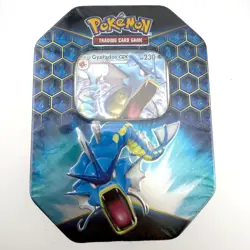 2019 Pokemon Trading Card Game Hidden Fates Fall Tin featuring Gyarados GX NEW! - Image 3
