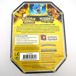 2019 Pokemon Trading Card Game Hidden Fates Fall Tin featuring Gyarados GX NEW! - Image 4