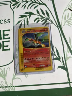 Charizard 1st Ed Expedition Base Set 103/128 Holo MP Japanese Pokemon e Card #2 - Image 2