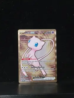 Pokemon Scarlet Violet 151 MEW EX Rare GOLD Full Art 205/165 METAL Card MINT-NM - Image 1