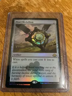 MTG FOIL Pearl Medallion  - Modern Horizons 3 #294 - Image 1