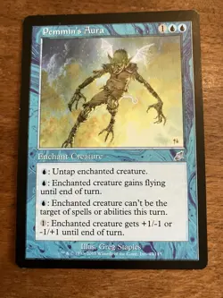 MTG Pemmin's Aura Scourge 45/143 Regular Uncommon Near Mint NM - Image 1