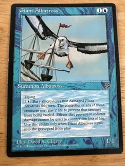 Magic the Gathering MTG Giant Albatross (27a) Homelands   LP - Image 1