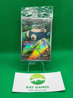 PokÃ©mon Snorlax 051 Scarlet & Violet 151 Pokemon Center Exclusive Promo Sealed - Image 1