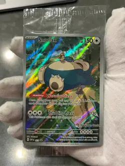 PokÃ©mon Snorlax 051 Scarlet & Violet 151 Pokemon Center Exclusive Promo Sealed - Image 3