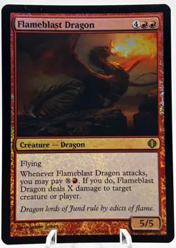 Flameblast Dragon 100/249 Foil Shards of Alara MTG LP - Image 3