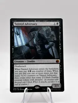 Tainted Adversary 124/277 Innistrad: Midnight Hunt MID MTG NM - Image 1