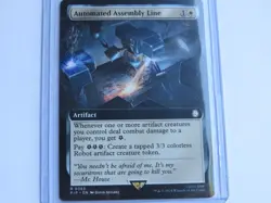 MTG Fallout ~ Automated Assembly Line PIP Rare 363 (Extended Art) - Image 1