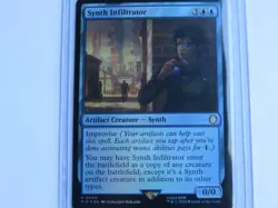 MTG - Synth Infiltrator Universes Beyond: Fallout - N/M - (PIP) - (#40) - (FOIL) - Image 1