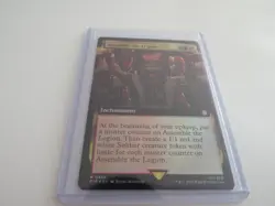 Assemble the Legion (Extended Art) [Fallout] MTG Near Mint - Image 2