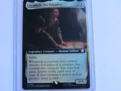 PIP Fallout Universes Beyond Rare Foil Extended Art 0362 Aradesh, the Founder - Image 1
