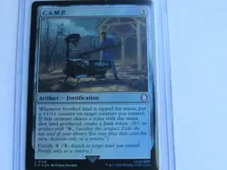MTG, C.A.M.P foil,  U, Universes Beyond: Fallout, PIP 0129 - Image 1