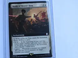 MTG Fallout (PIP) Rare Battle of Hoover Dam (Extended Art) 364 NM - Image 1