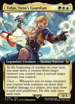 x1 Tidus, Yuna's Guardian - Extended Art M MTG Commander: Final Fantasy M/NM, En - Image 2