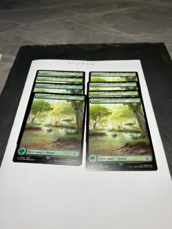 Magic the Gathering MTG Forest (0308) Full Art x8 Land Cards NM/M Final Fantasy - Image 2