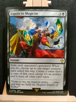 Espers to Magicite - Final Fantasy Commander - Rare - NM (see pics) MTG - Image 1