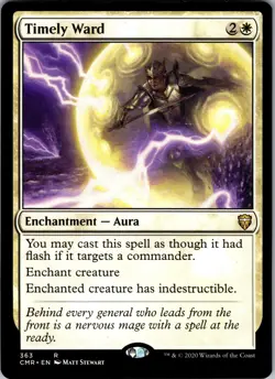 Timely Ward Commander Legends Rare NM Magic: The Gathering 363 Normal - Image 3