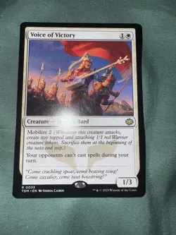 Voice of Victory Tarkir: Dragonstorm Regular Rare 0033 Near Mint - Image 3