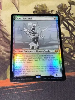 Esper Sentinel X1 Mtg Modern Horizons 2 Nm Foil Showcase - Image 1