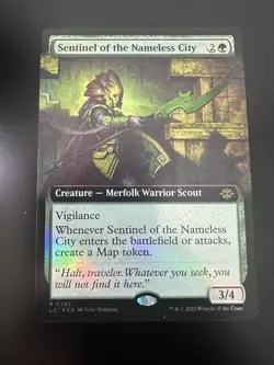 MTG - Sentinel of the Nameless City - (Extended Art) - Foil - 383 - Image 1