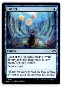 MTG - Ponder #73 - Commander: Duskmourn: House of Horror - Image 3