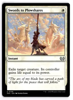 MTG - Swords to Plowshares #106 - Commander: Duskmourn: House of Horror - Image 1