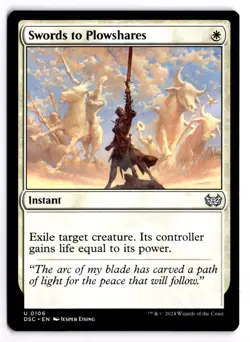 MTG - Swords to Plowshares #106 - Commander: Duskmourn: House of Horror - Image 3