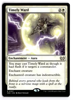 MTG - Timely Ward #107 - Commander: Duskmourn: House of Horror - Image 1