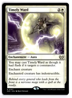 MTG - Timely Ward #107 - Commander: Duskmourn: House of Horror - Image 3