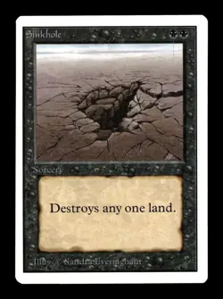 MTG  - Sinkhole - Unlimited Edition - Vintage Magic The Gathering - NM - Image 3